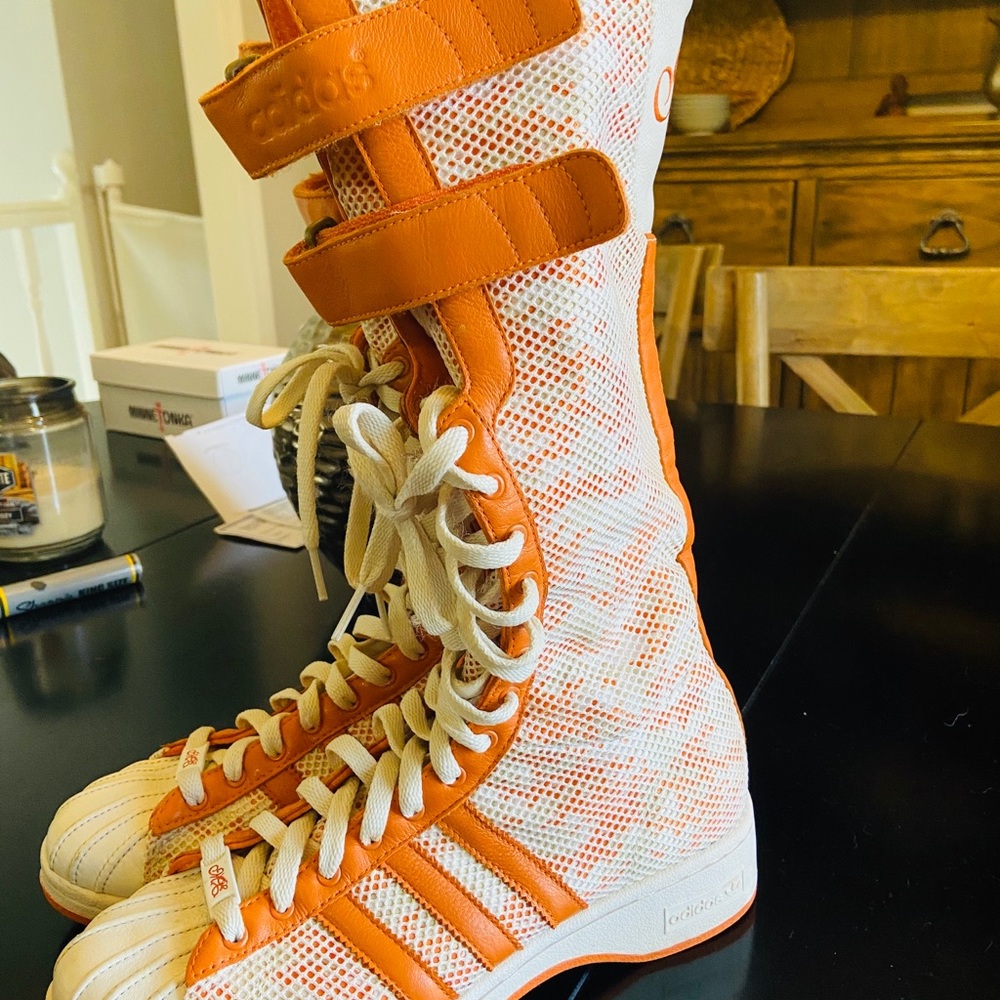 Missy Elliot high top remix boots